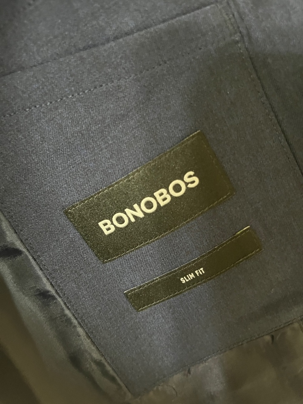 Bonobos Navy Blue Single-Breasted Sport Coat and Slacks 30/32 - Picture 2 of 2